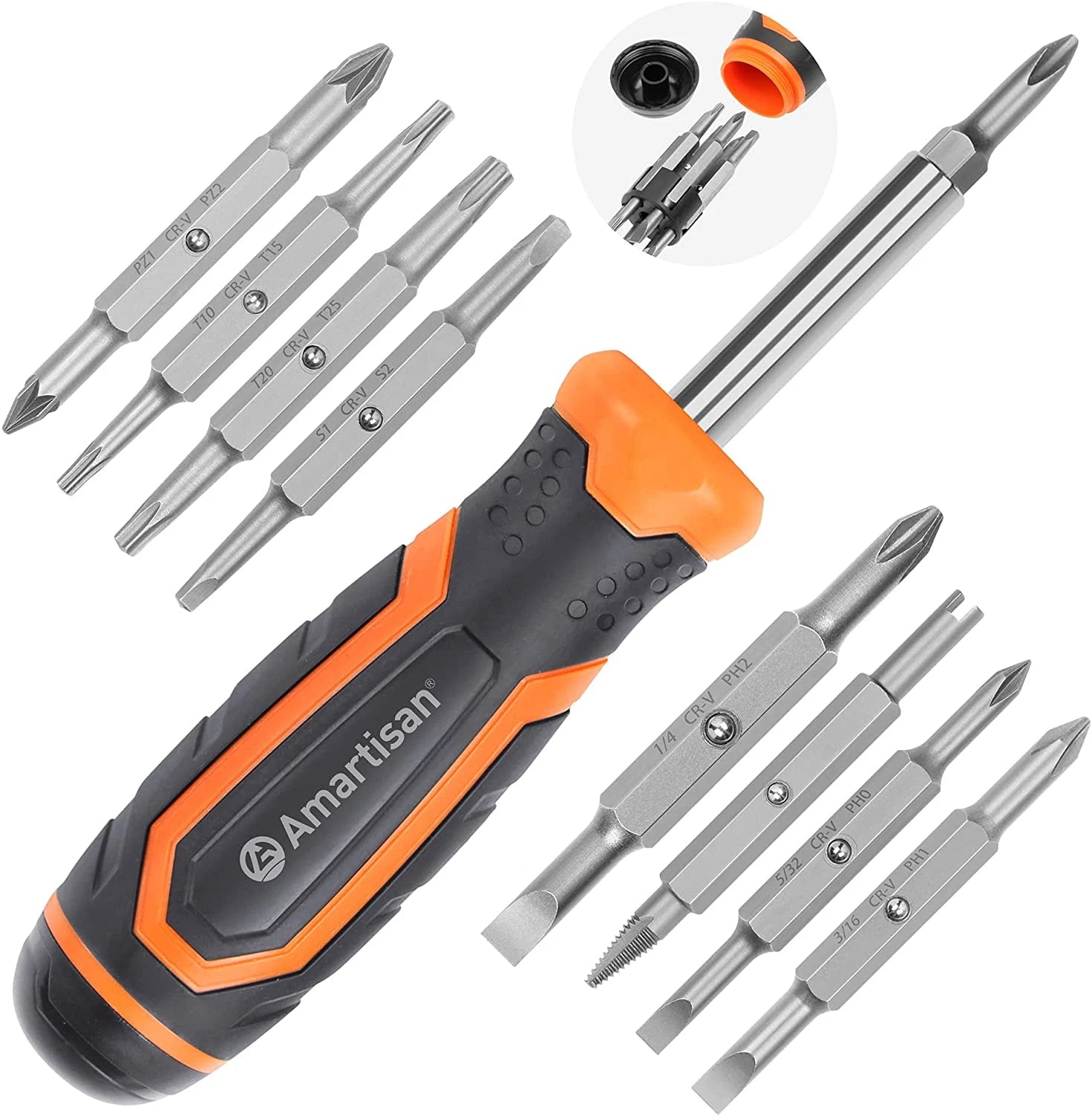 18-In-1 Multi-Bit Screwdriver Set Tool All in One, Portable Multi-Purpose Screwd