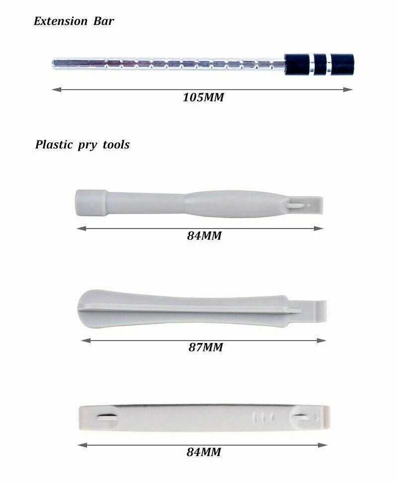 Magnetic Screwdriver Bit Set For iPhone Macbook Tool Kit Set Repair Watch 117PCS