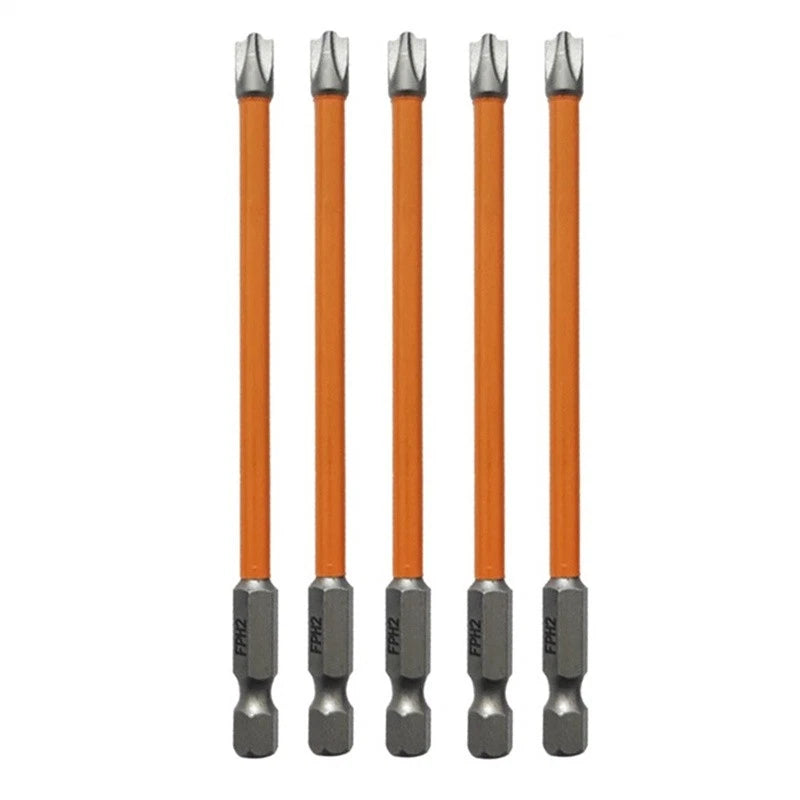 10pcs Magnetic Special Slotted Cross Screwdriver Bit For Electrician FPH2 - USA