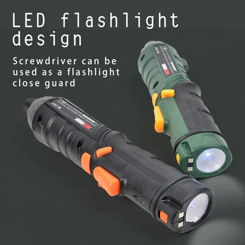 Electric Screwdriver Set Rechargeable Small Household Cross Shaped Electric Set