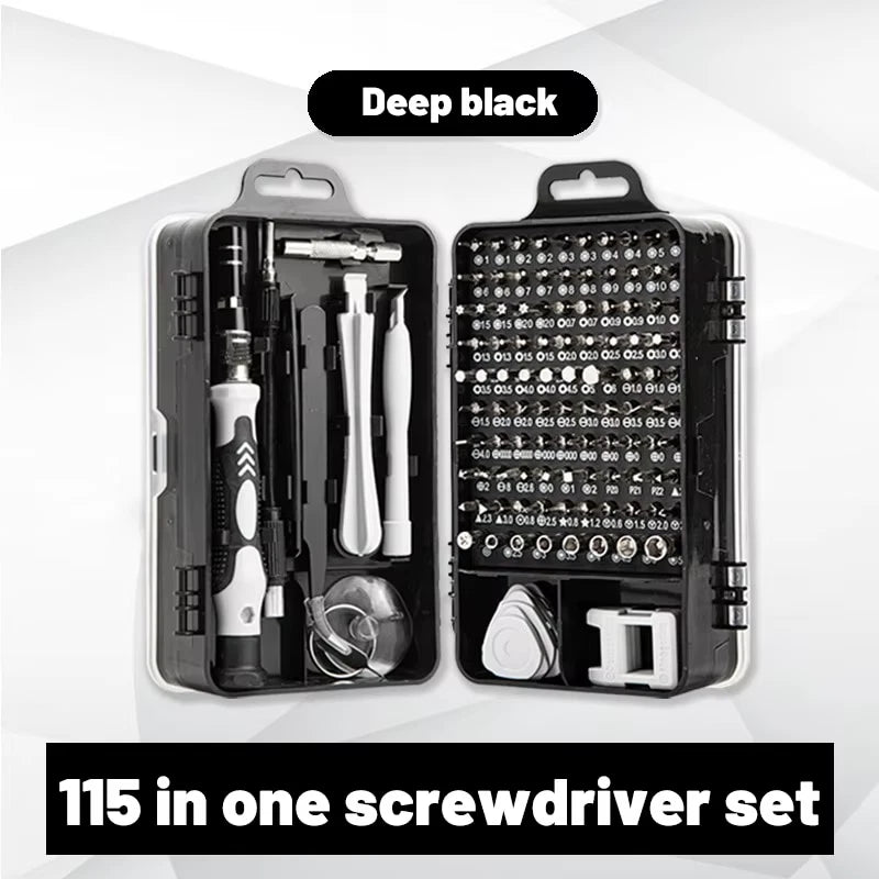 115 in 1 Screwdriver Set Mini Precision Multi Computer PC Mobile Phone Device Re