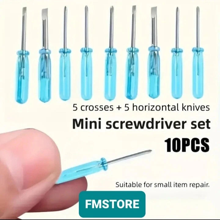 MINI PRECISION SCREWDRIVER SET 10 pcs SET SMARTPHONE TABLET REPAIR KIT -