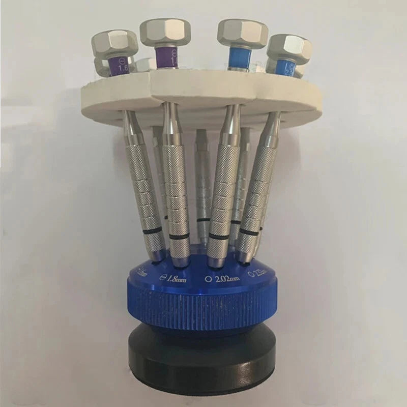 Glasses Repair Screwdriver Set Nine Sticks with Base Glasses Repair Tools