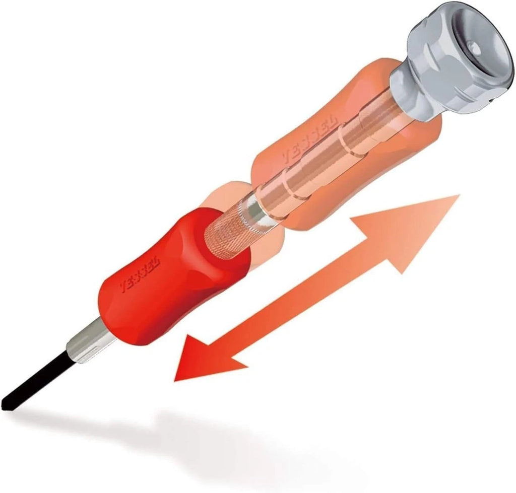 Vessel Precision Screwdriver Set TD-56S / +0, 00, 000, 0000, -0.7, -0.9 Clear