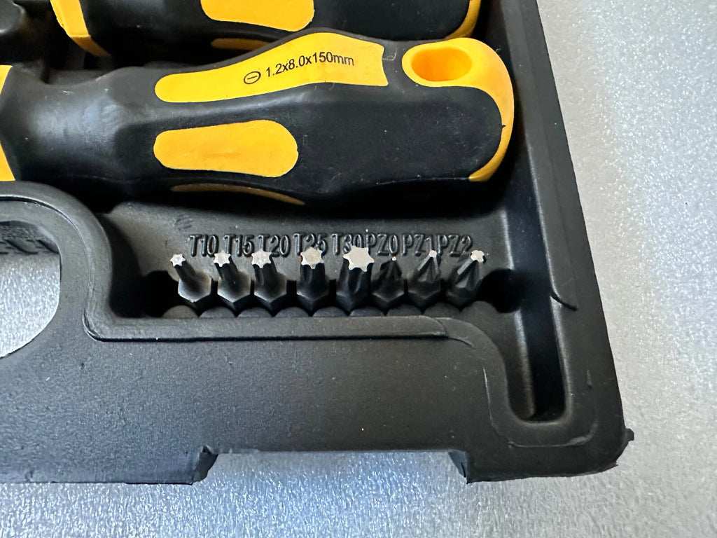 60PCS MAGNETIC SCREWDRIVER SET IN CASE HEAVY DUTY PHILIPS & FLAT SCREWDRIVERS