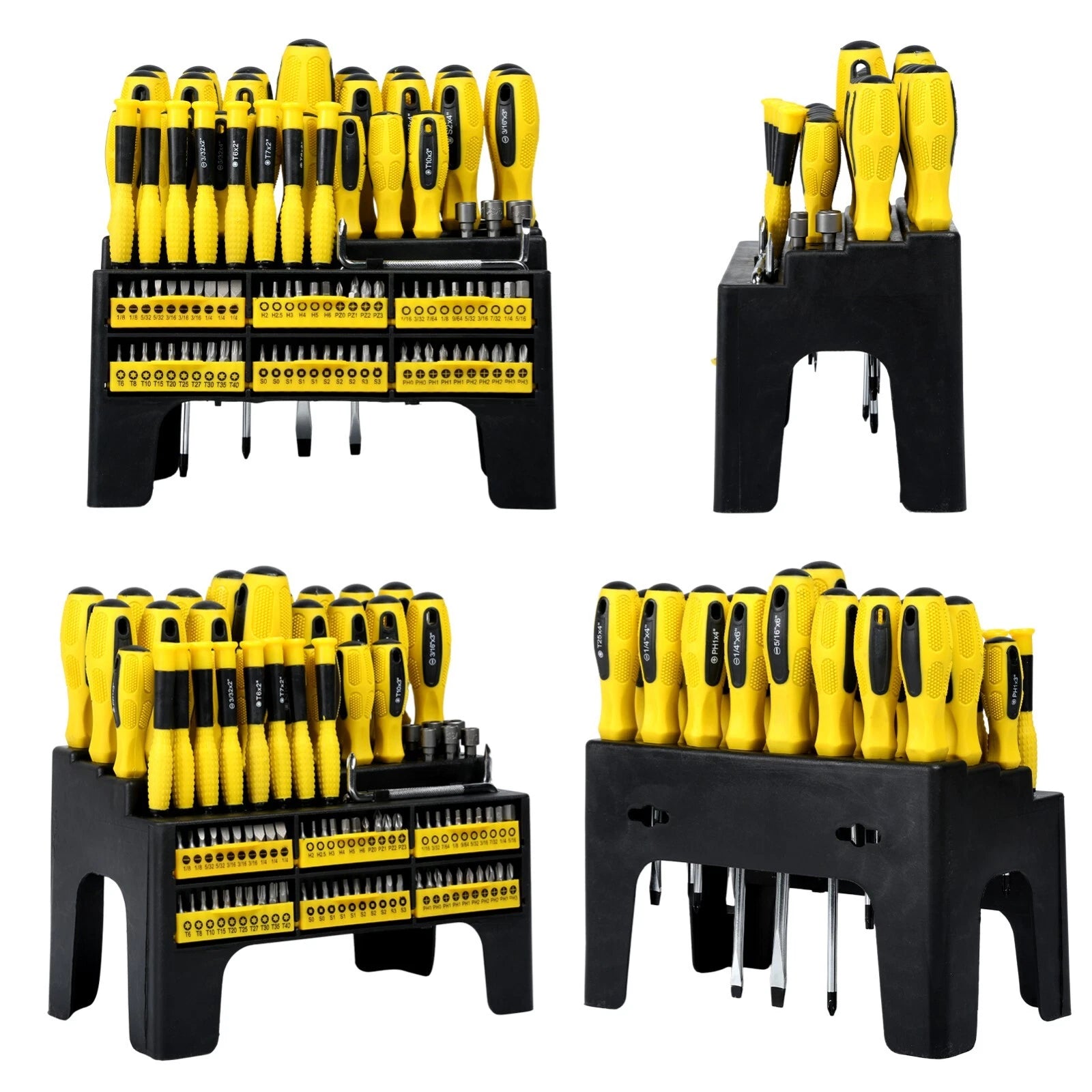 100pc Multi-Tool Screwdriver Set w/ Stand for Home Repair & DIY