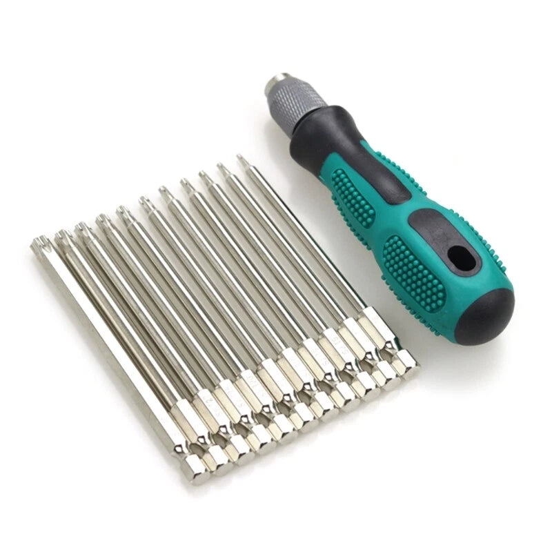 Multi Purpose Set/12Piece Torx Screwdriver Set, Head Screwdrivers