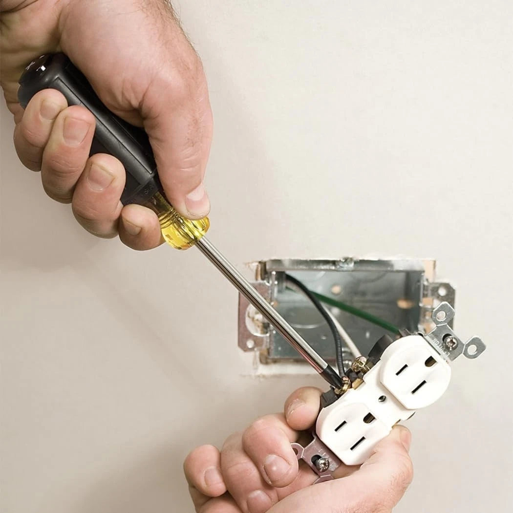 Durable 7-Piece Screwdriver Set - Cushioned Handles & Corrosion-Resistant Blades