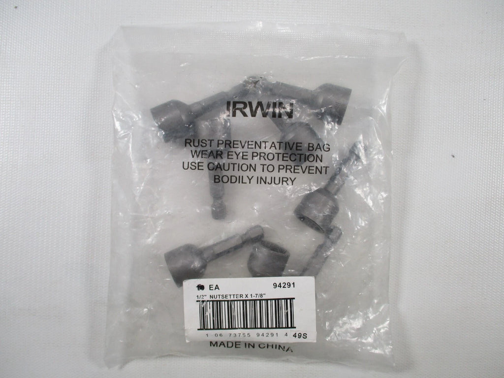 Lot of 7 Irwin 94291 1/2" Nutsetter x 1-7/8" NEW
