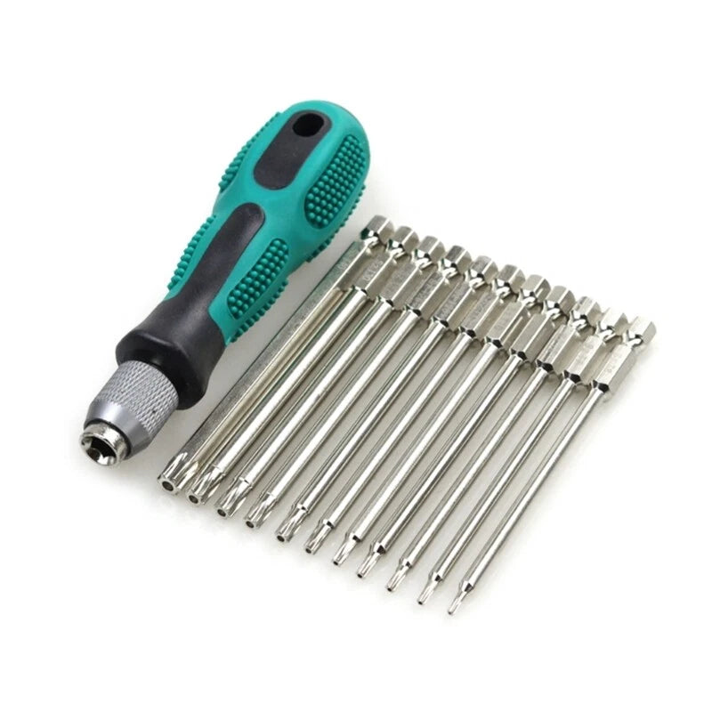 Multi Purpose Set/12Piece Torx Screwdriver Set, Head Screwdrivers