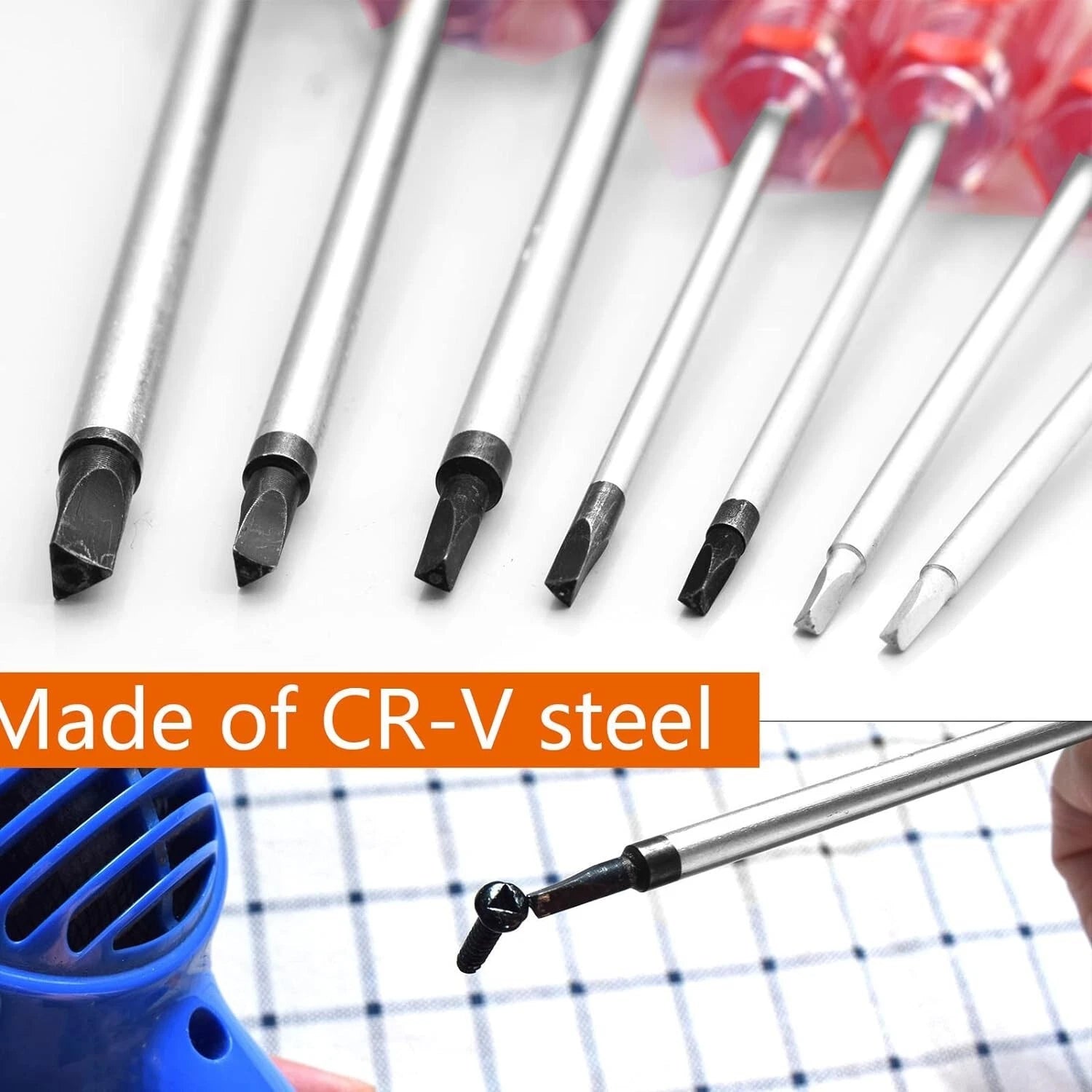 Triangle Screwdrivers Set 7 Sizes 1.4mm 1.8mm 2.0mm 2.3mm 2.7mm 3.0mm 4.2mm 7in1