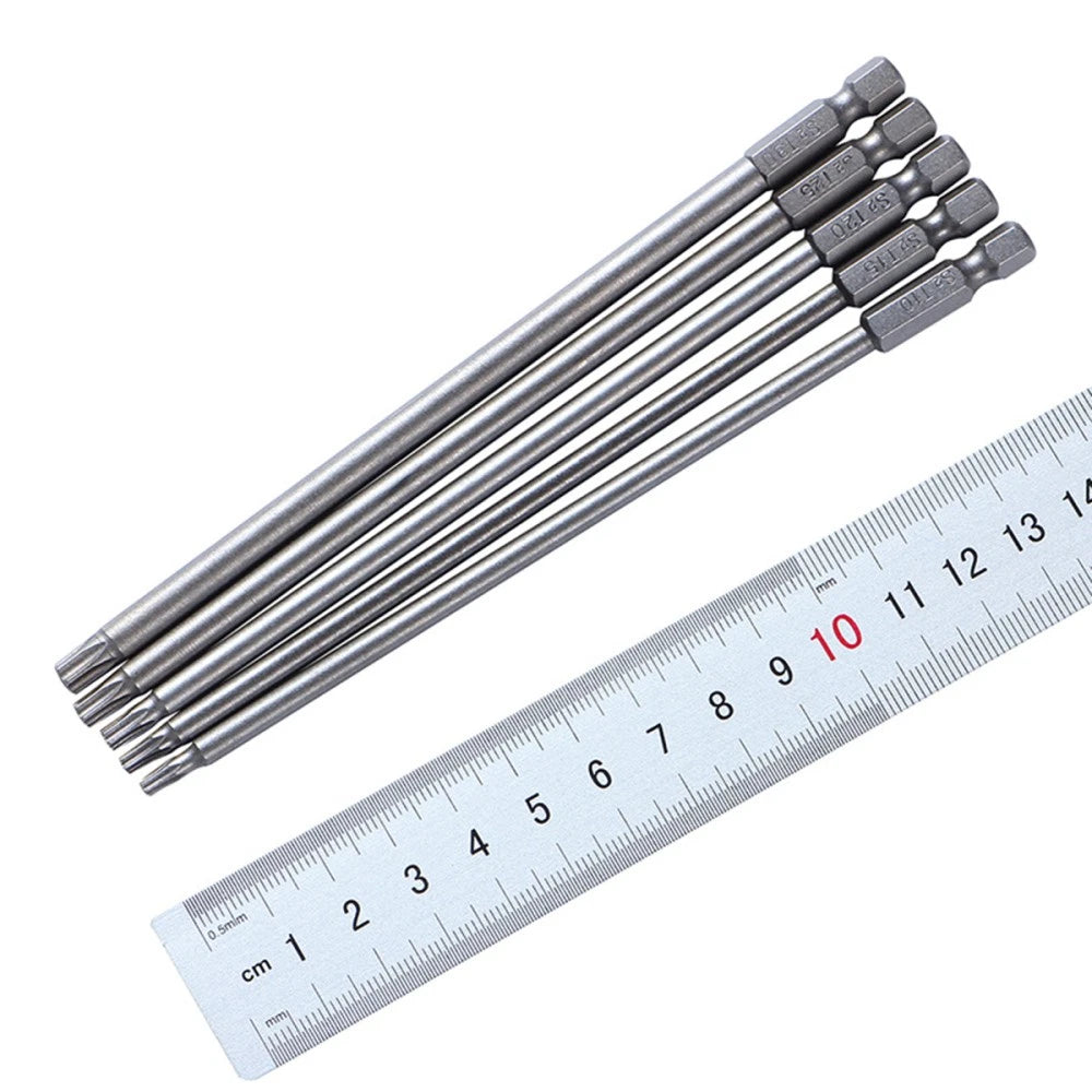 5 Pcs Screw Driver Bit Steel Screwdriver Drill Bits