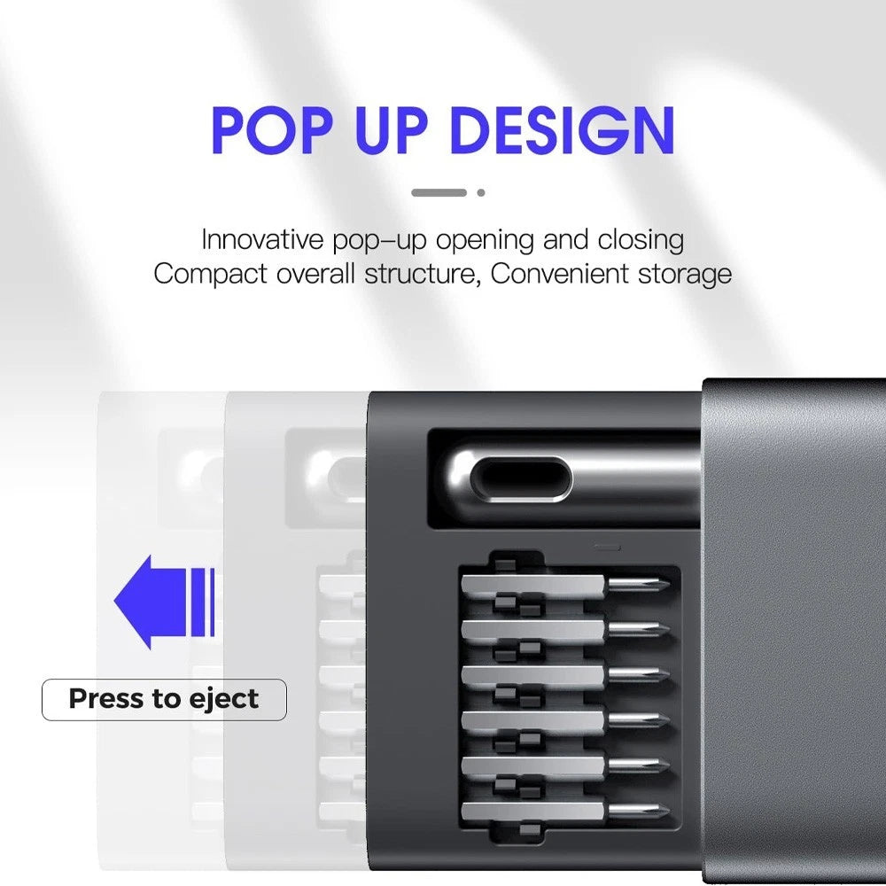 51 in 1 Precision Screwdriver Set, Portable Screwdriver Set with 48 Magnetic 7D