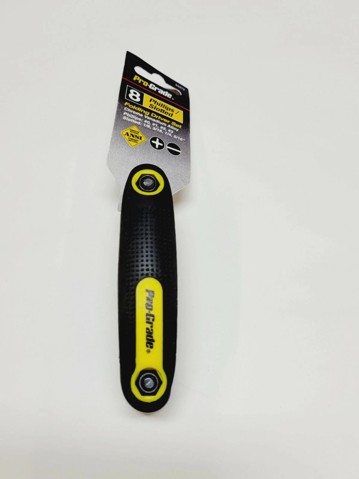 8pc Folding Phillips/Slotted Driver Set