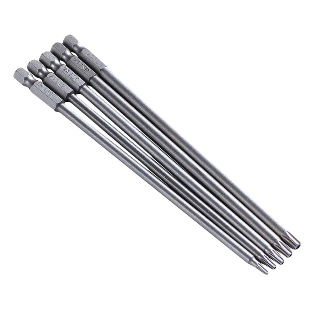 5 Pcs Screw Driver Bit Steel Screwdriver Drill Bits