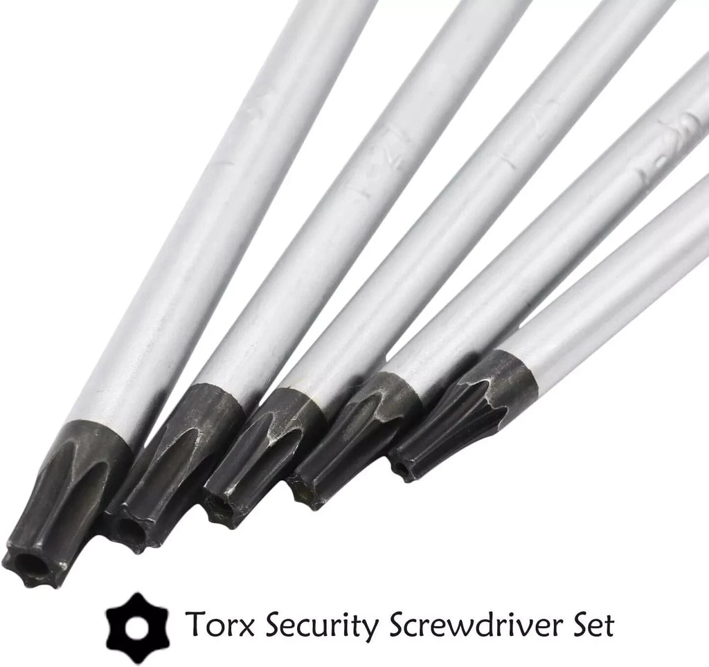 5Pcs T15 T20 T25 T27 T30 Torx Screwdriver Set, Magnetic