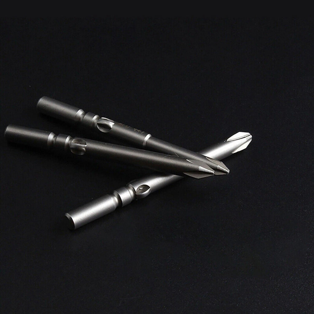 10Pc PH0 PH1 PH2 Phillips Head Screw Bit Set Impact Driver Drill 5mm Round Shank