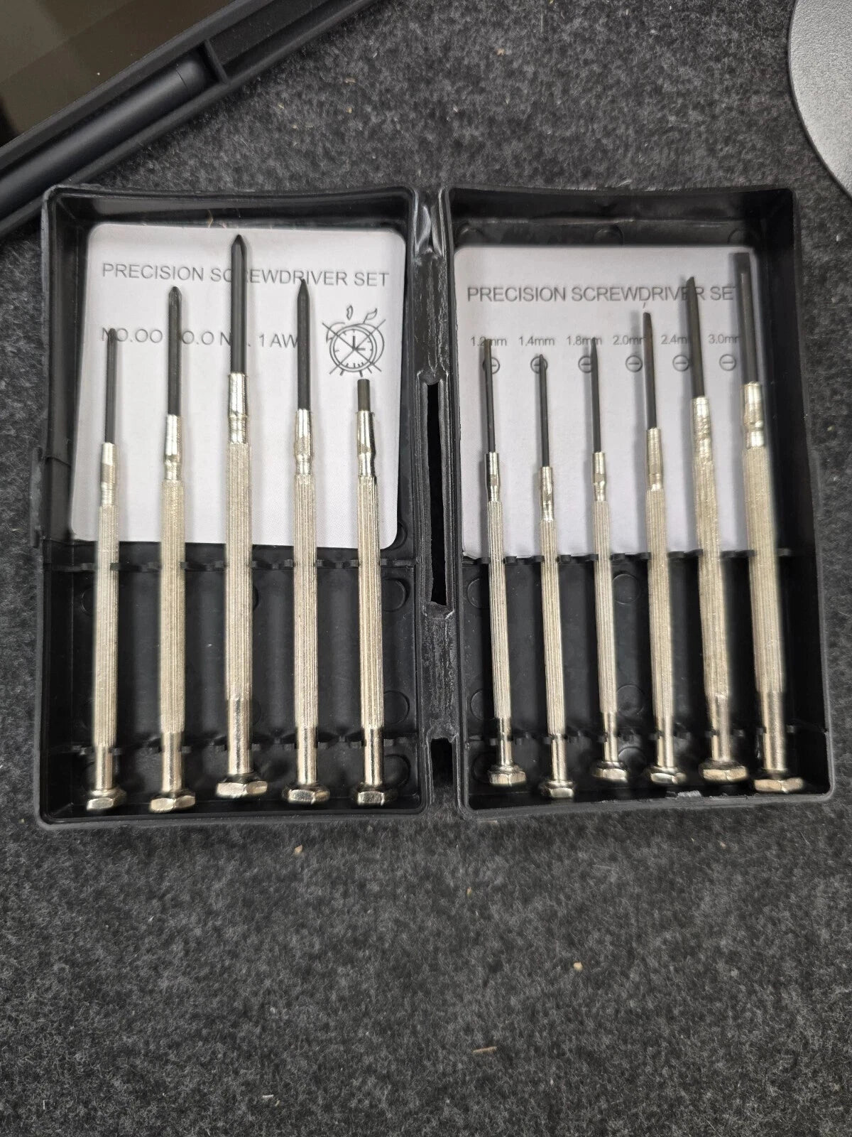 11 pc Mini Screwdriver Set repair tools for phone glasses watch jewelry computer