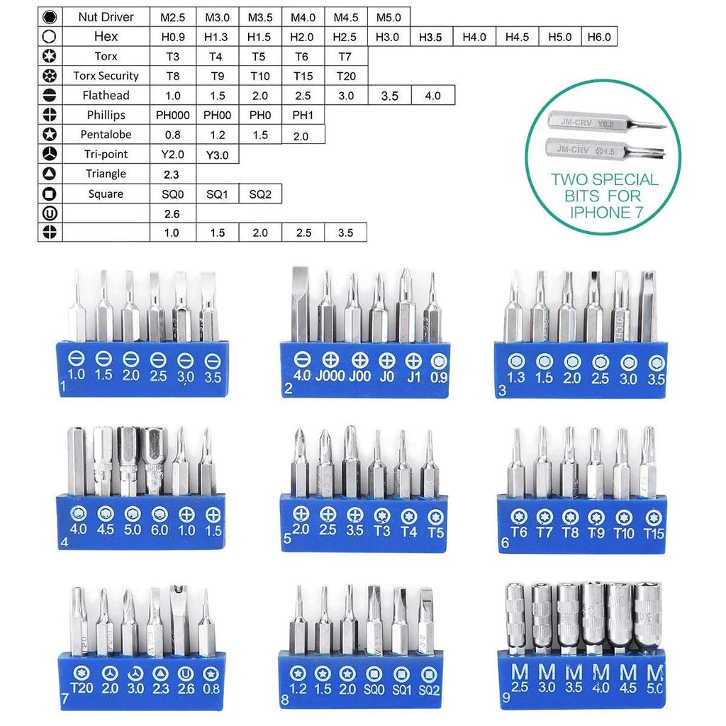 Precision Screwdriver Set, 86 in 1 Screwdriver Repair Tool Kit, Screwdriver K...