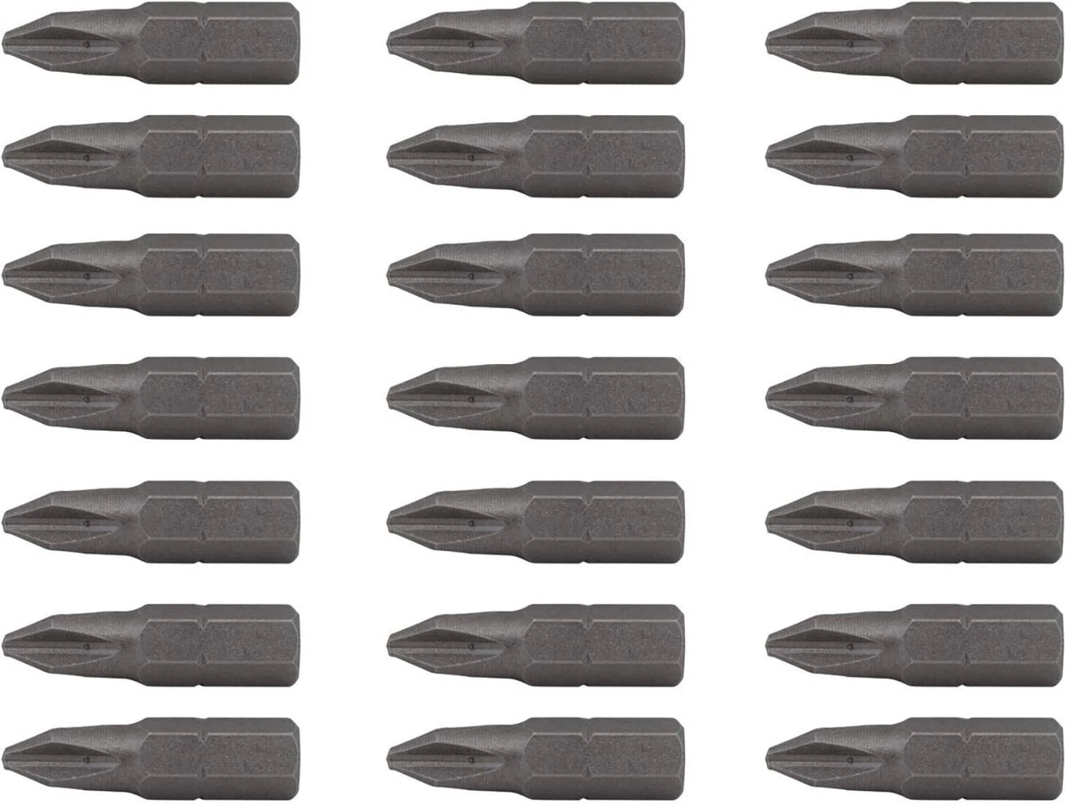 Edward Tools PH2 Screwdriver Bits Pack of 20-1” Phillips Screw Tips One Size