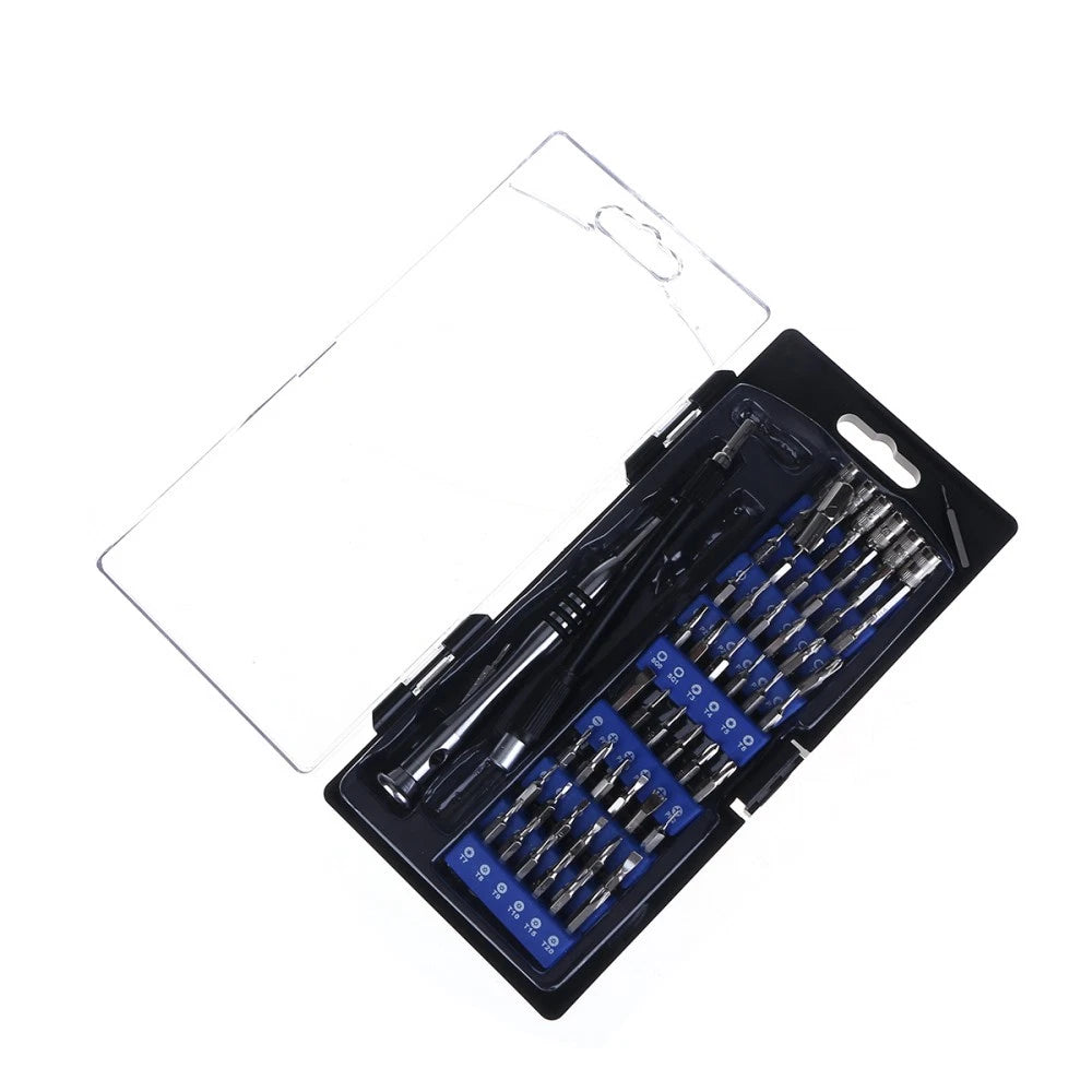 58 in Screwdriver Set Glasses Repair Kit with Screws Tool Magnetic Bits