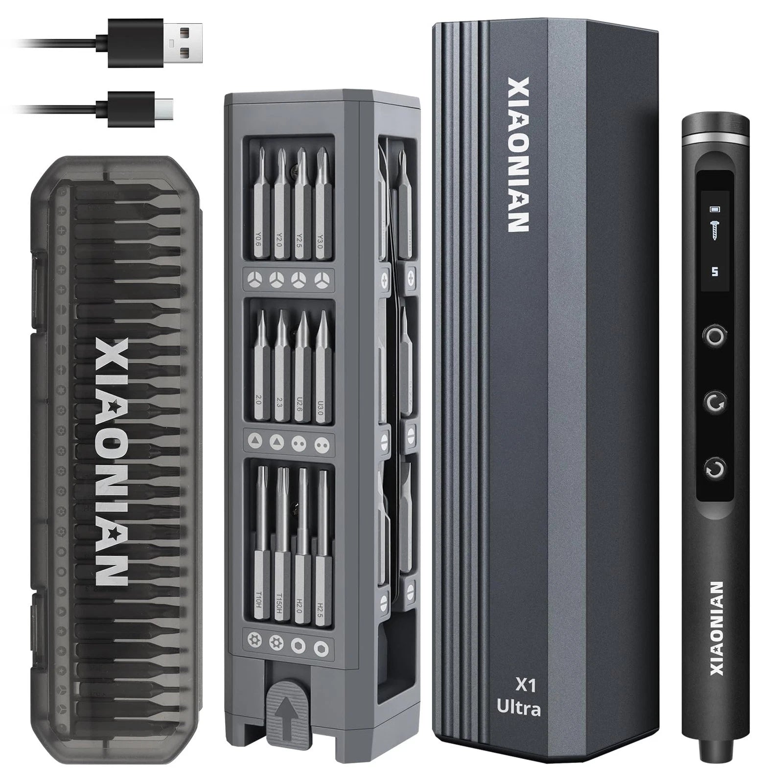 3.7V Precision Electric Screwdriver Set76 IN 1 Magnetic Storage Mini Electric...