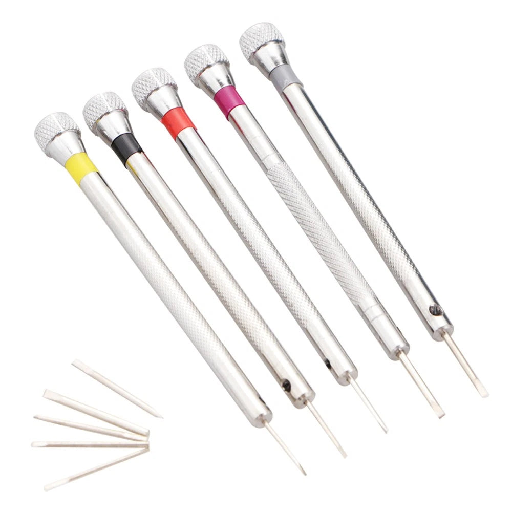 5 Pcs Small Screwdriver Set Watch Repair Tools & Kits Eyeglasses