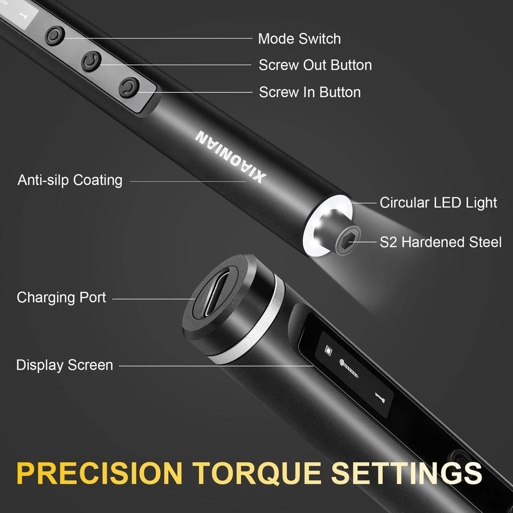 3.7V Precision Electric Screwdriver Set76 IN 1 Magnetic Storage Mini Electric...