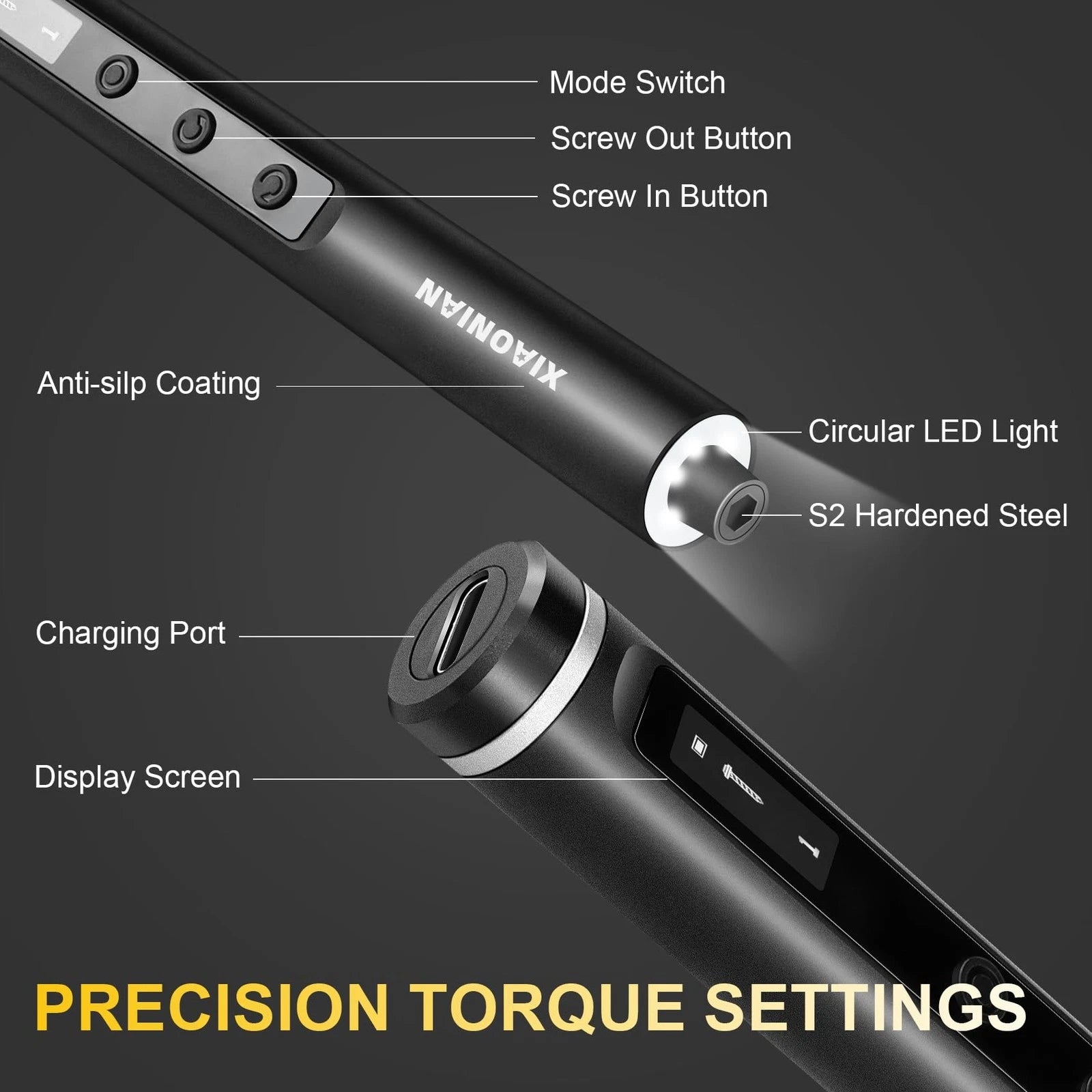 3.7V Precision Electric Screwdriver Set76 IN 1 Magnetic Storage Mini Electric...