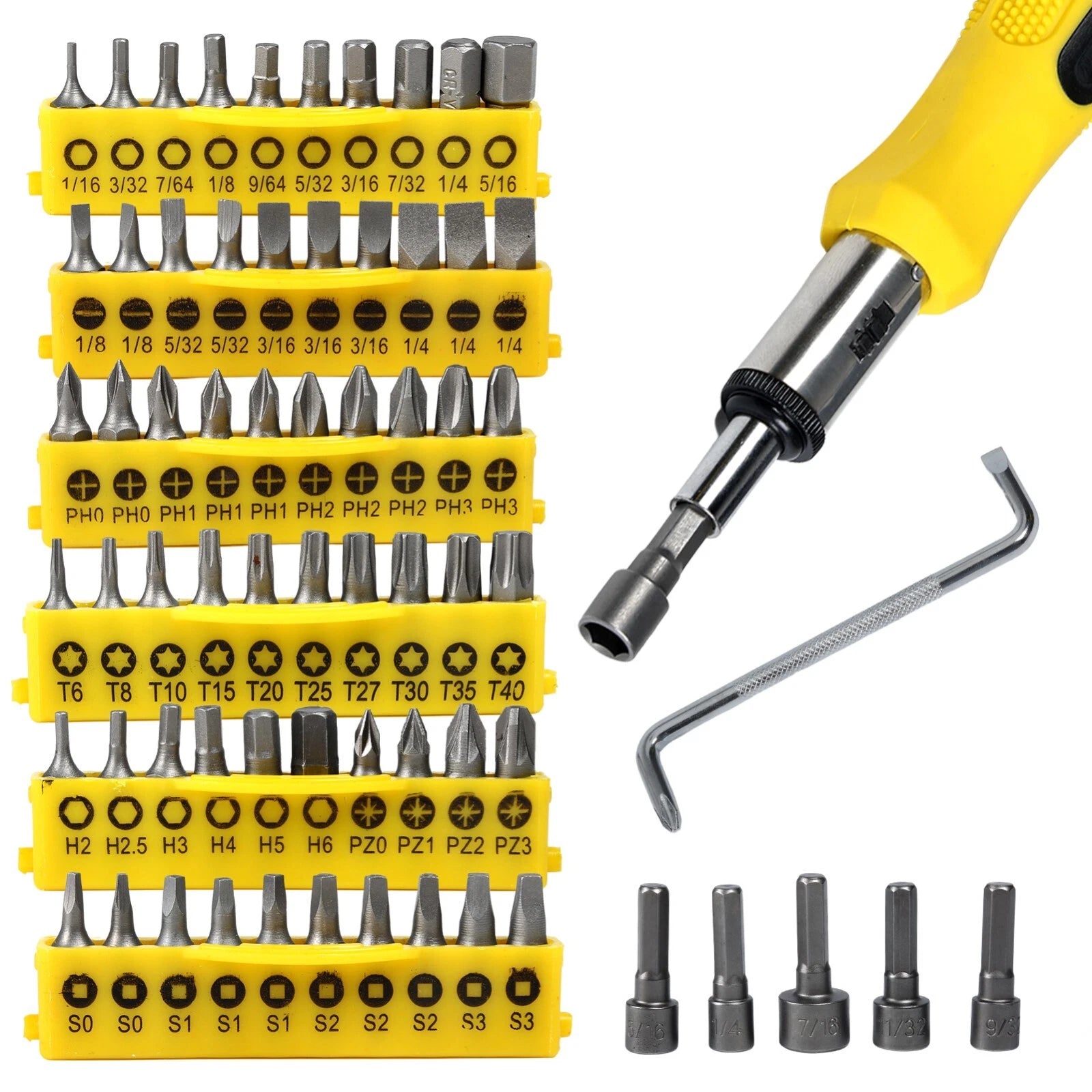 100pc Multi-Tool Screwdriver Set w/ Stand for Home Repair & DIY