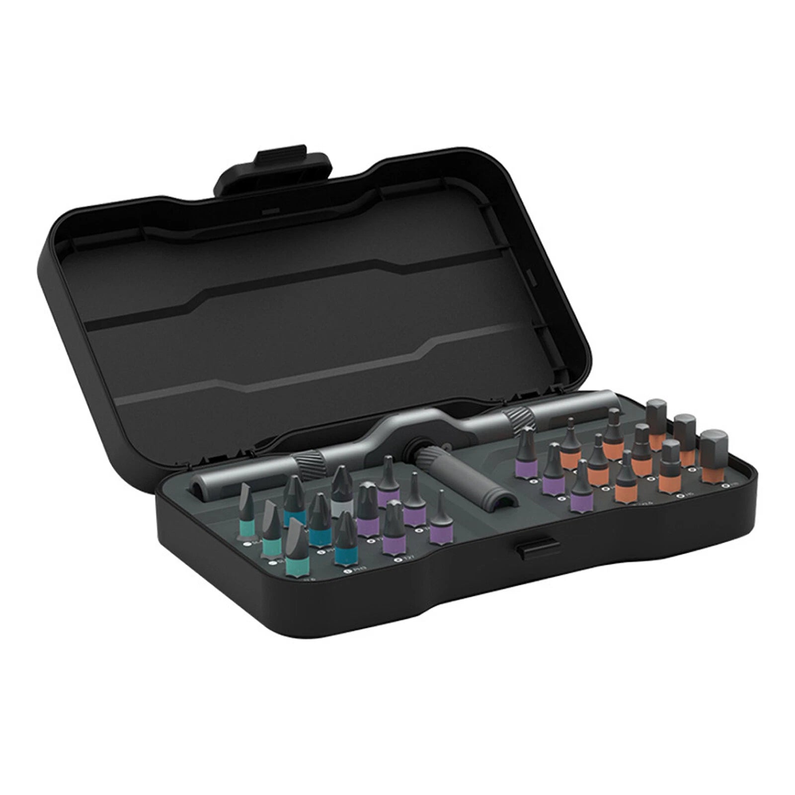 DUKA 24 in 1 Multi-Purpose Ratchet  Screwdriver Bits Set DIY Toolbox C1W6Cn