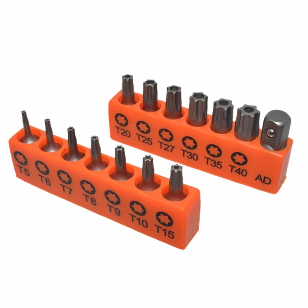 14pcs Screwdriver Set 6.35mm Hex Shank Advanced Alloy Steel Induction Hardening