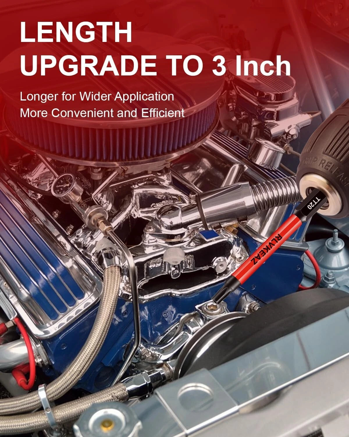 12-Piece Impact Security Torx Bit Set (T5-T40), 3-Inch Long S2 Steel 1/4" Hex