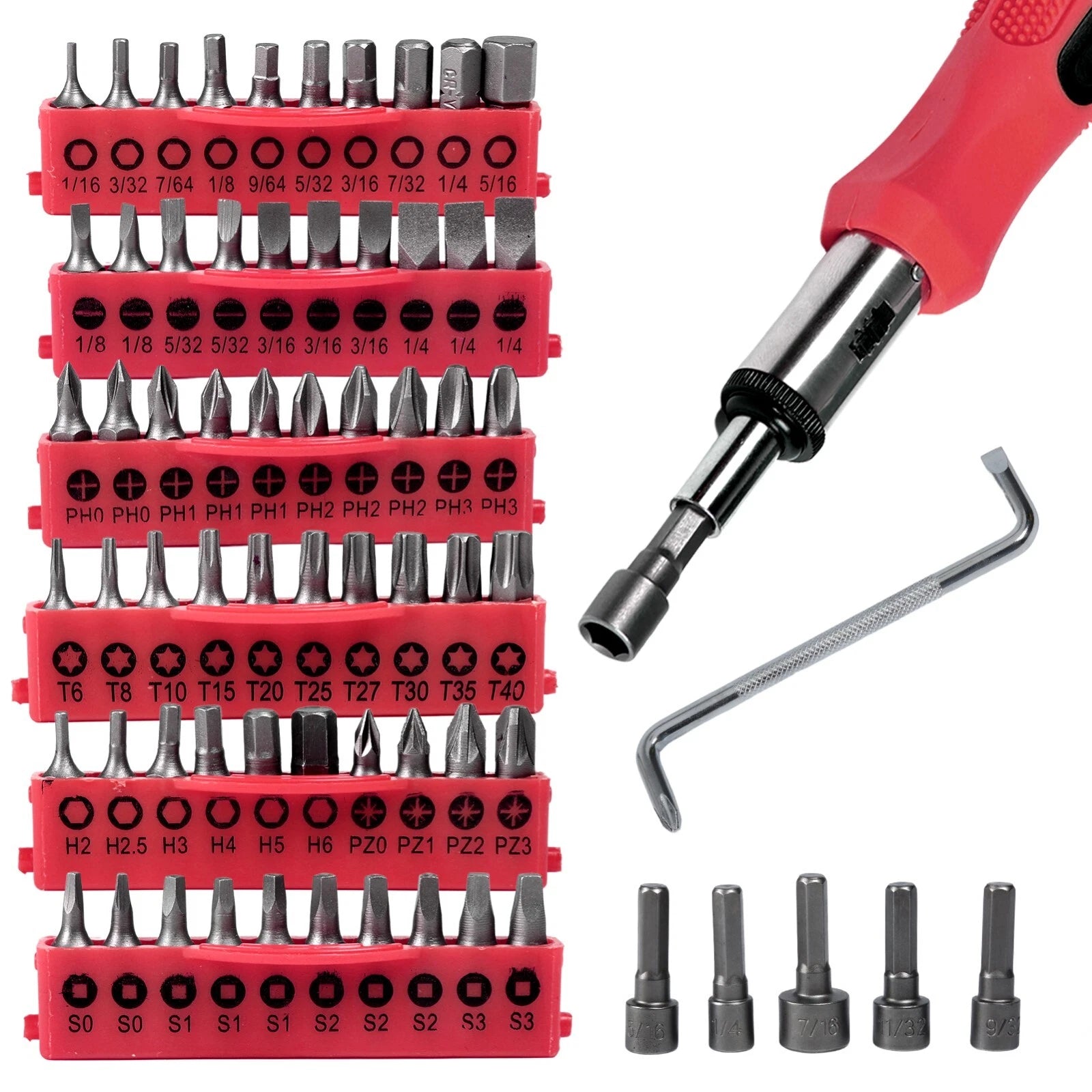 100pc Multi-Tool Screwdriver Set w/ Stand for Home Repair & DIY