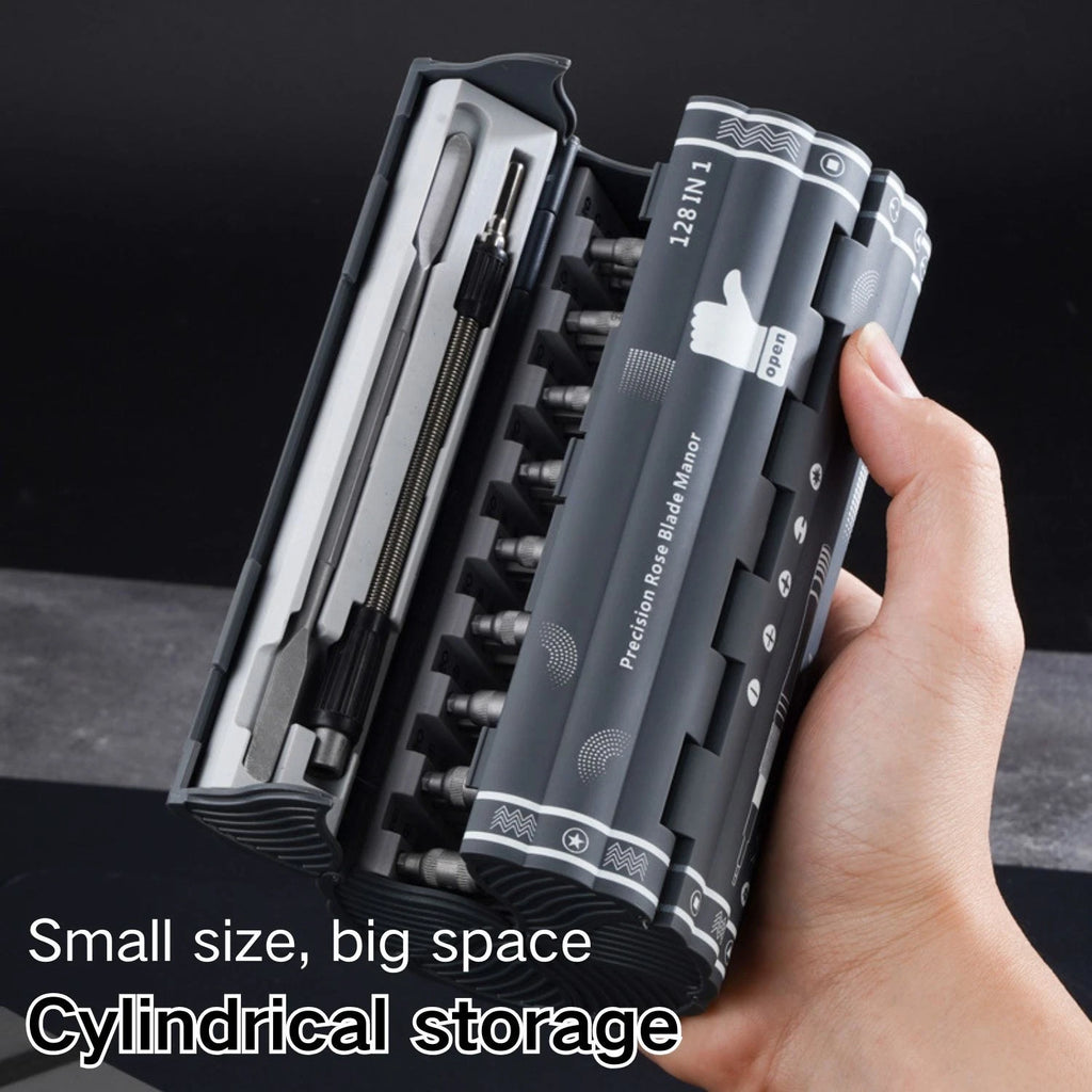 128 in 1 Screwdriver Set Electronics Precision Magnetic Repair Tool  122 Bits *