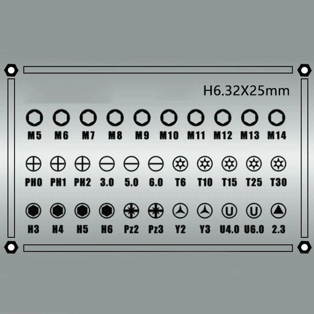38 in 1 Labor-saving Ratchet Multipurpose Screwdriver Bit Repair Tool set