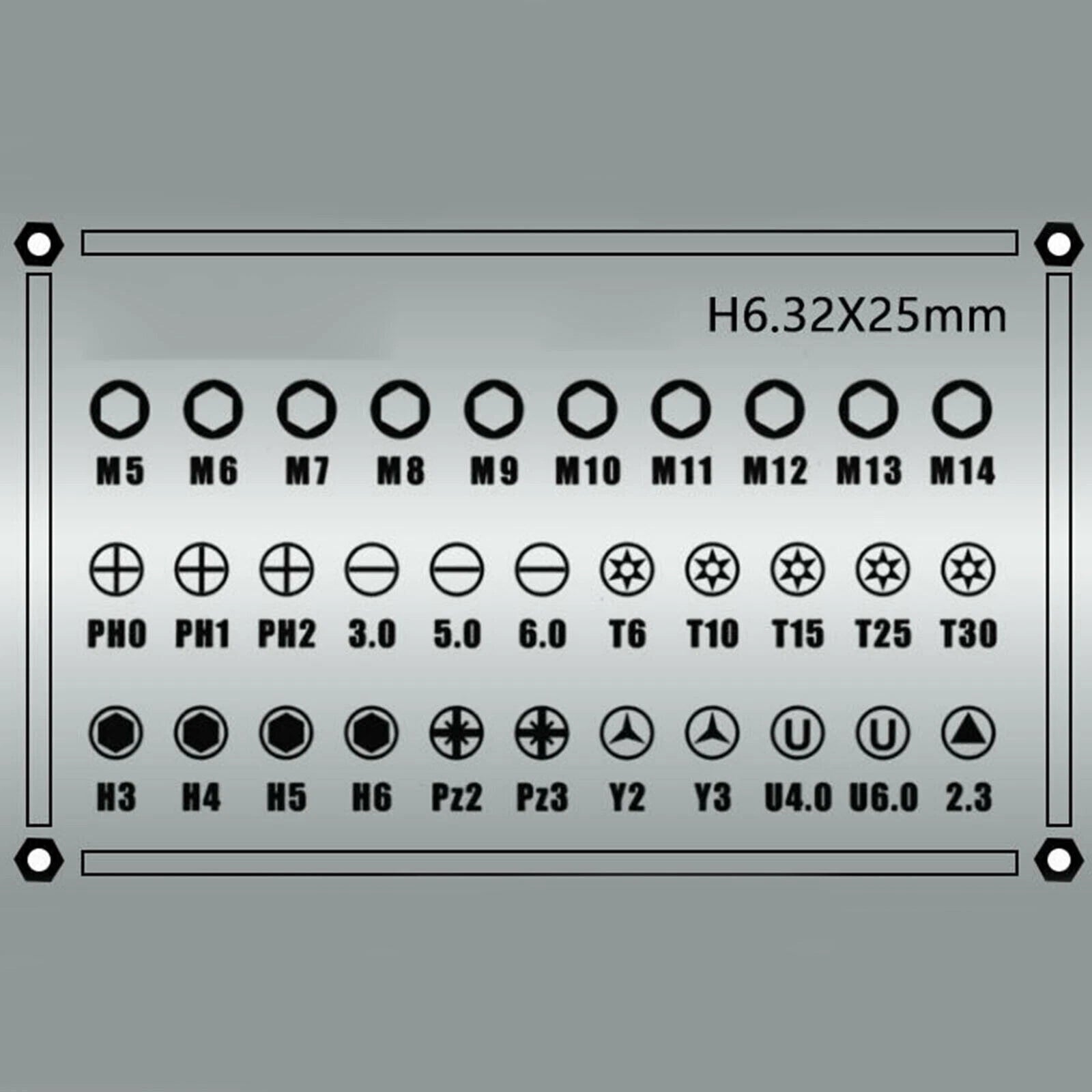 38 in 1 Labor-saving Ratchet Multipurpose Screwdriver Bit Repair Tool set