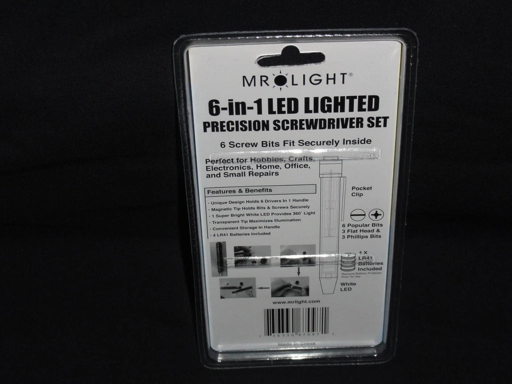 6-in-1 Led Lighted Precision Screwdriver Set by MrLight