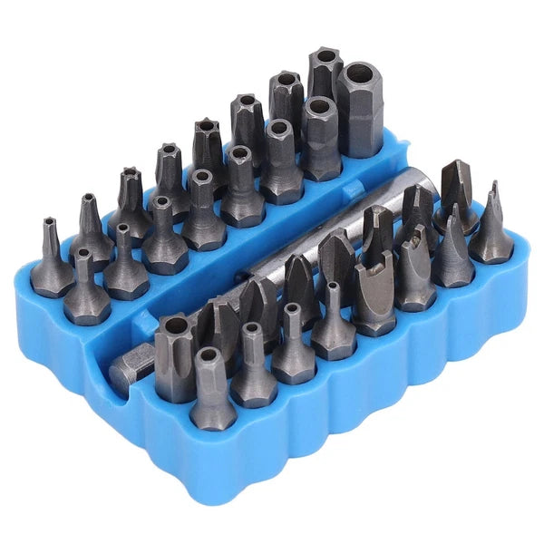 33Pcs Security Screwdriver Bit 1/4in Hex Shank Tool Set Kit for Maintenance