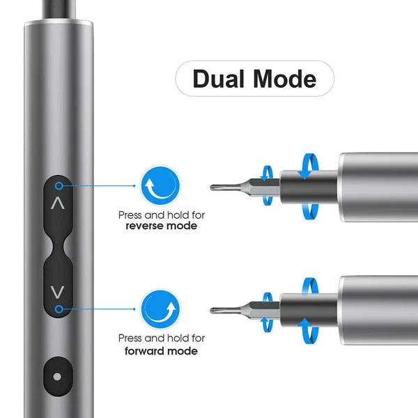 120 in 1 Electric Screwdriver Set Mini Rechargeable Kit Cordless Wireless Bits-