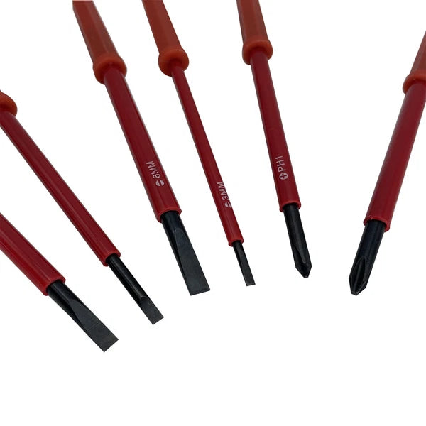 7Pcs Screwdriver Set Phillips Flat Slotted Electrician Multi-purpose Insulated