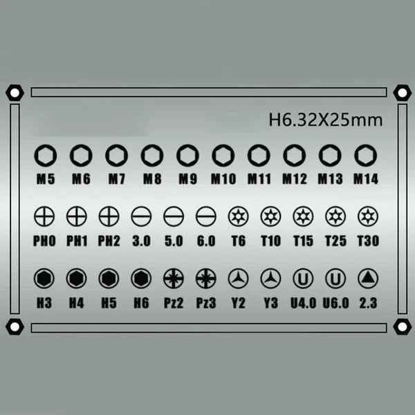 38 in 1 Labor-saving Ratchet Multipurpose Screwdriver Bit Repair Tool set