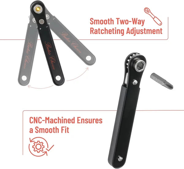 34 Pcs Mini Ratchet Set 1/4-Inch Drive, Tamper-Proof Security Bit, Right Angle