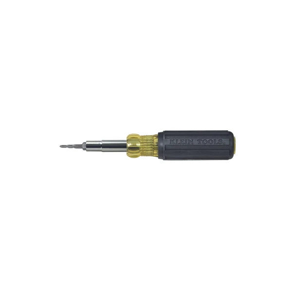 Klein Tools 32517 Multi-Bit Screwdriver / Tap Tool with 6 Common Tap Sizes