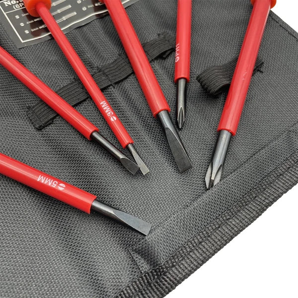 7Pcs Screwdriver Set Phillips Flat Slotted Electrician Multi-purpose Insulated