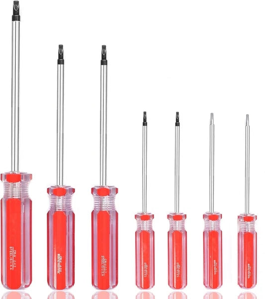 Triangle Screwdrivers Set 7 Sizes 1.4mm 1.8mm 2.0mm 2.3mm 2.7mm 3.0mm 4.2mm 7in1