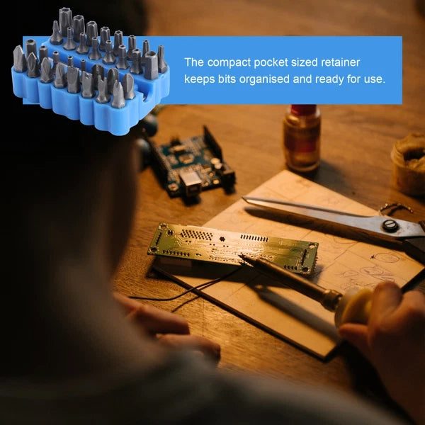 33 Pcs Hexagon Bit Security Screw Set Tamper Proof Extension Bits