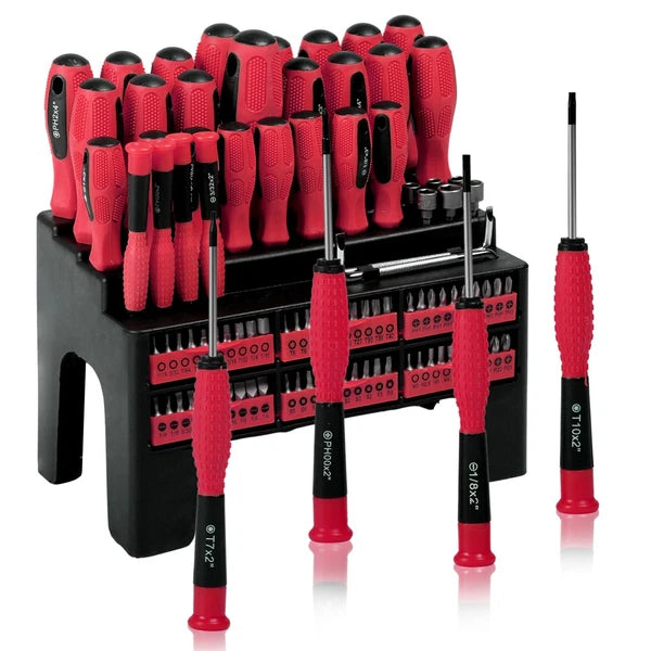 100pc Multi-Tool Screwdriver Set w/ Stand for Home Repair & DIY