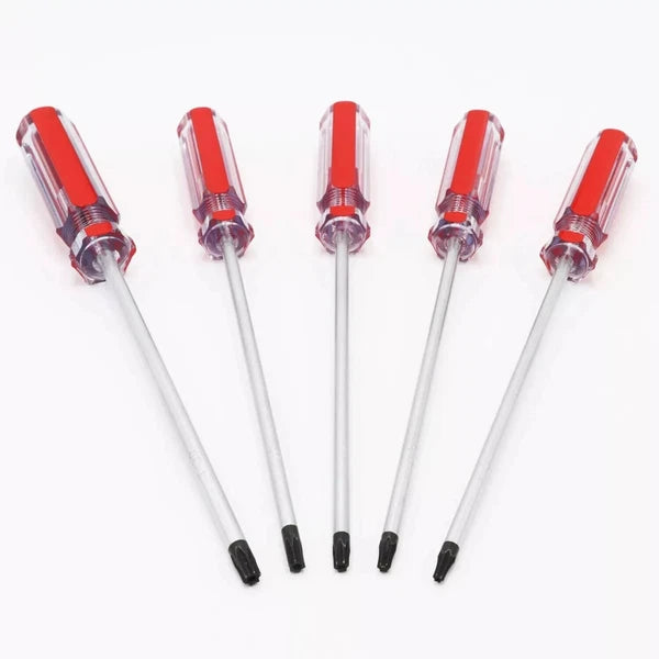5Pcs T15 T20 T25 T27 T30 Torx Screwdriver Set, Magnetic