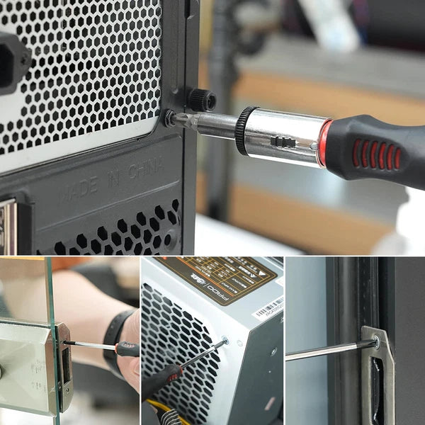 118PCS Magnetic Screwdriver Set, Screwdriver Set with Plastic Racking, Precis...